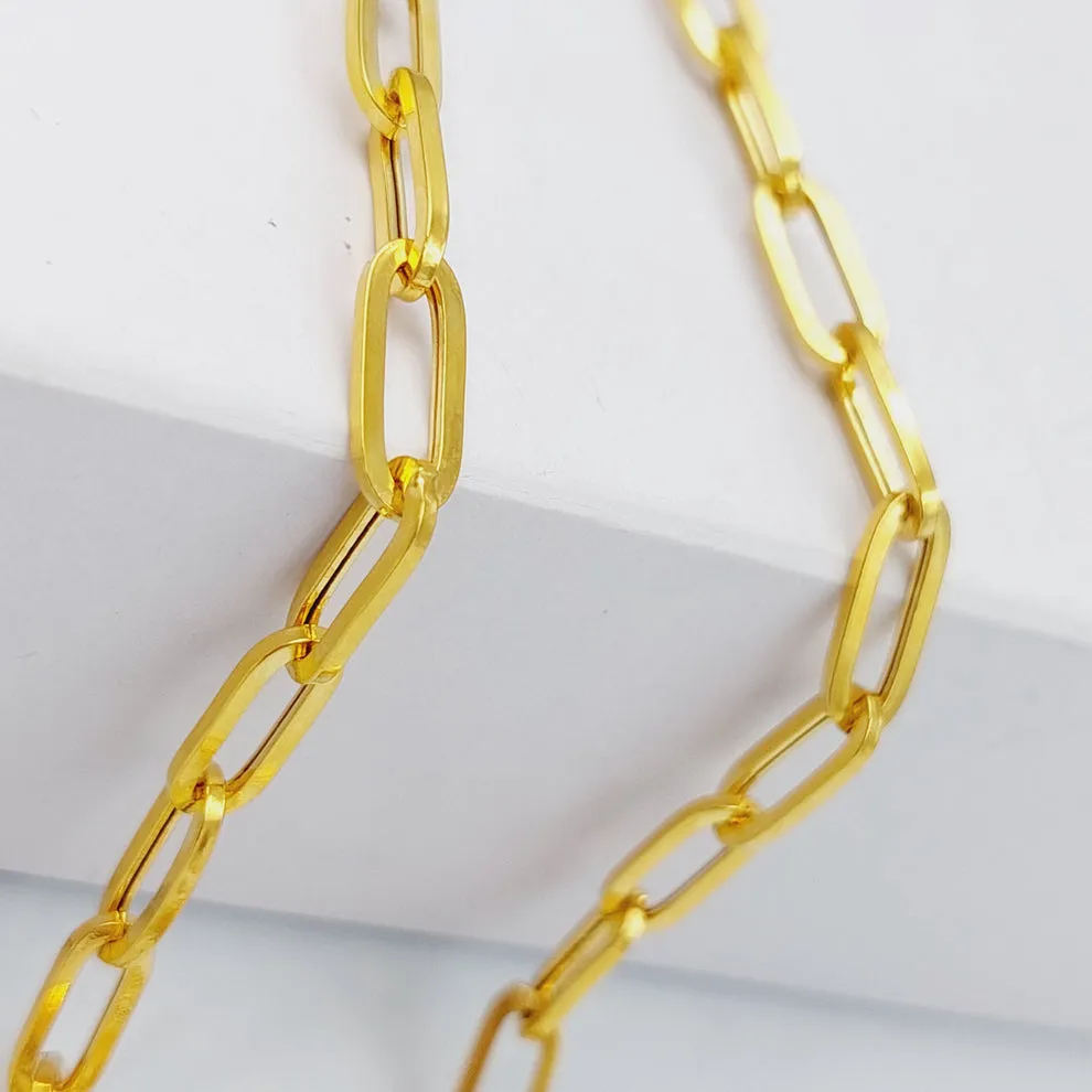 50cm Bold Paperclip Necklace Chain