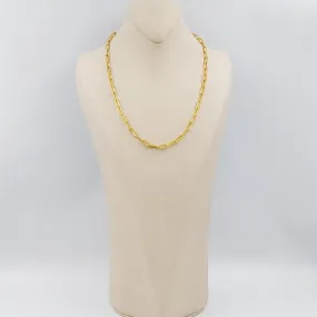 50cm Bold Paperclip Necklace Chain