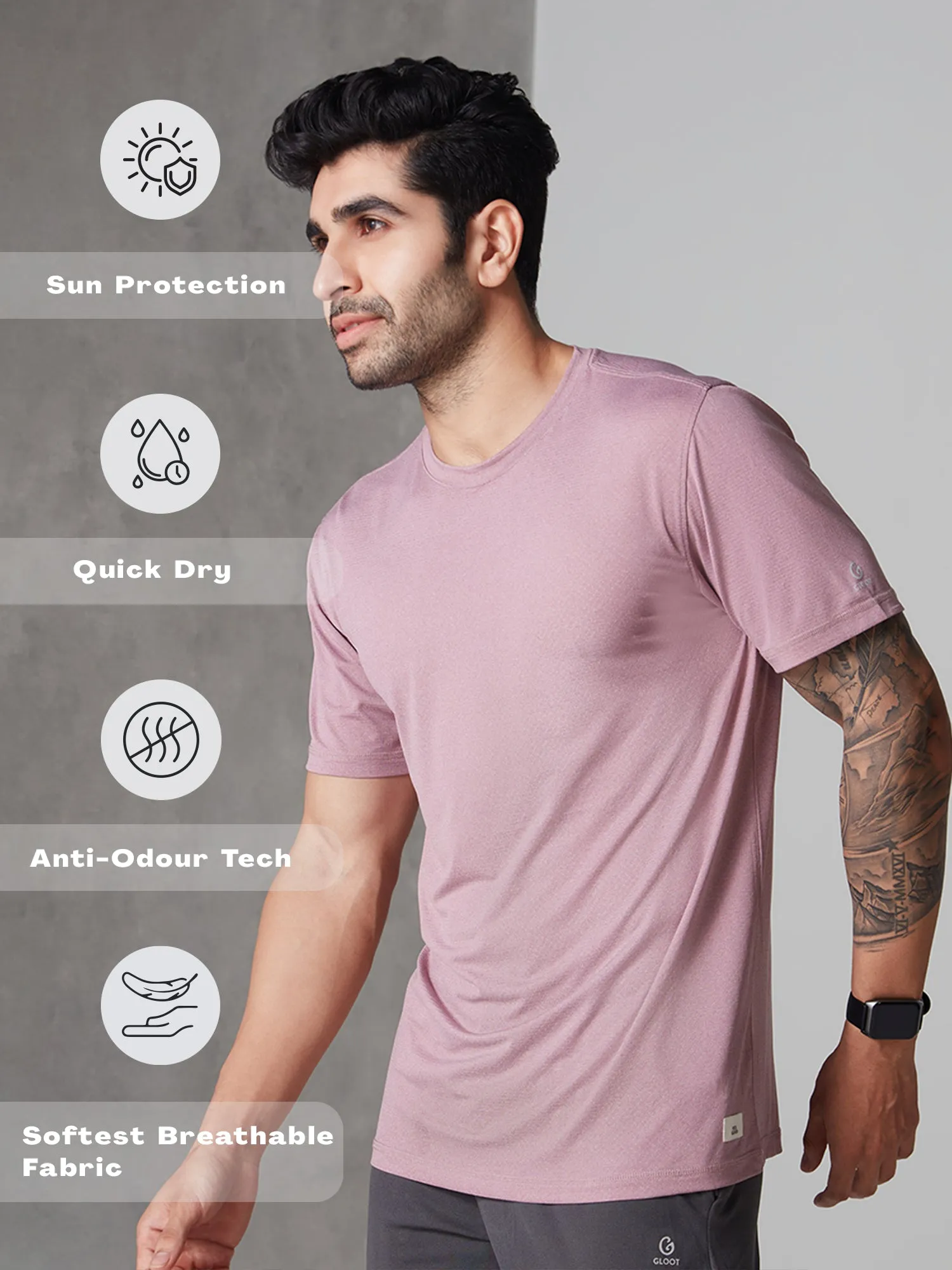 Active Soft Tee Mauve