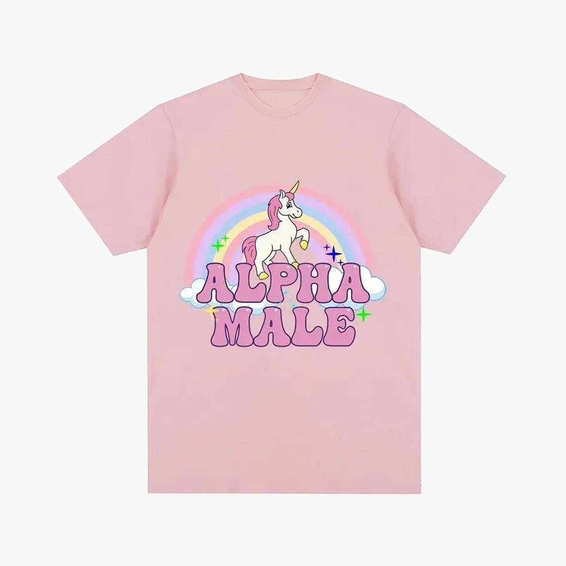 Aesthetic Alpha Male Unicorn Graphic Tee