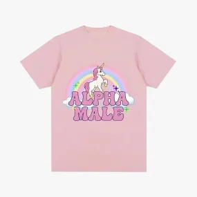 Aesthetic Alpha Male Unicorn Graphic Tee