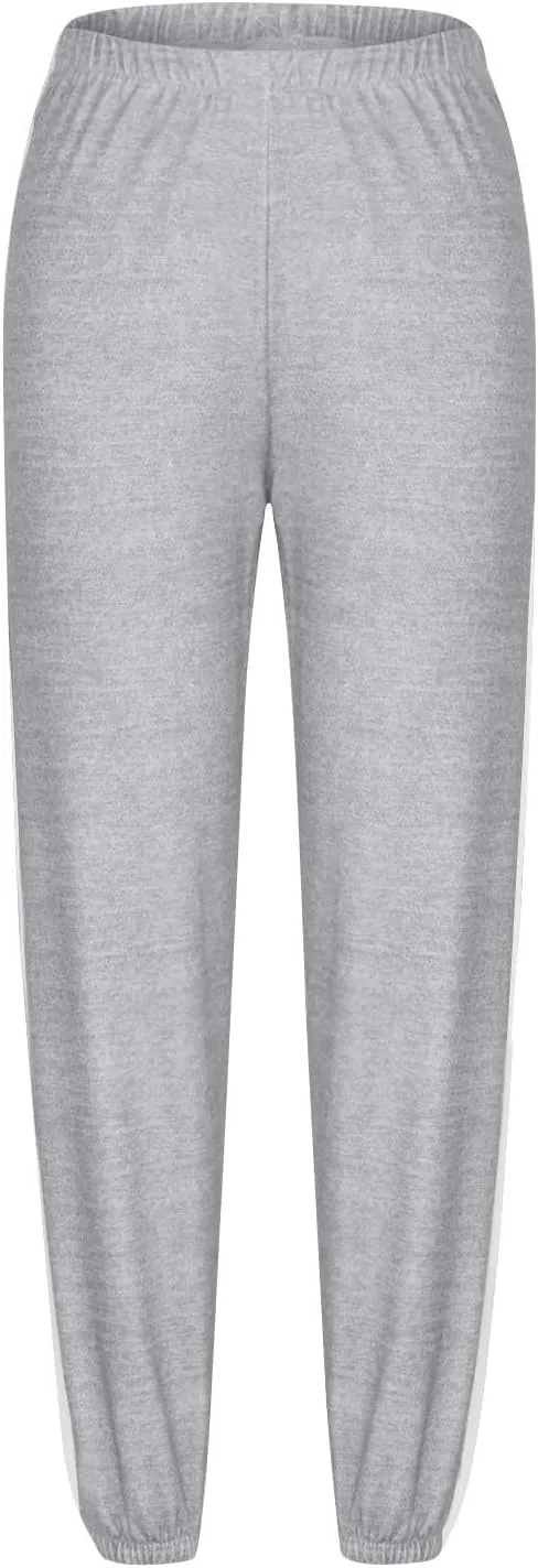 Athletic Pants for Women Cinch Bottom Casual Jogger Sweatpants Lightweight High Waisted Pants Comfy Ankle Pants Trousers