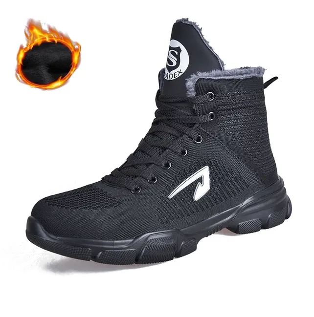 BATTLE-X Indestructible Boots - Outdoor Steel Toe Protective Anti Smashing Work Shoes Men Puncture Proof Sneakers