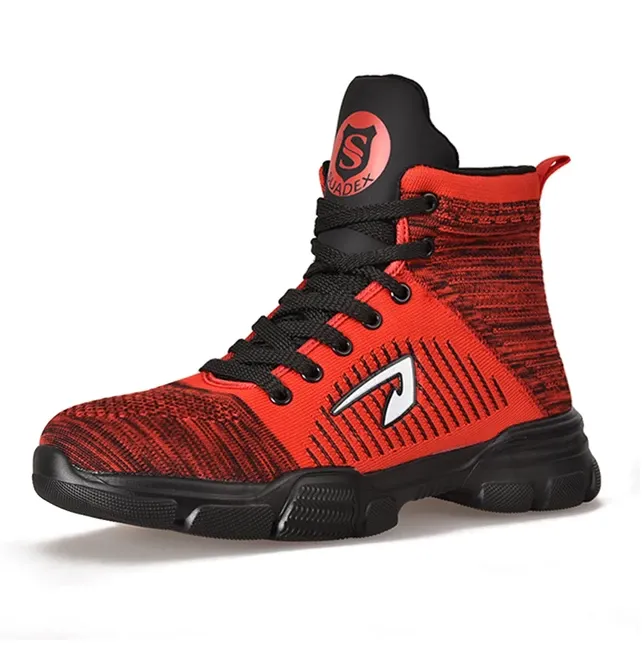 BATTLE-X Indestructible Boots - Outdoor Steel Toe Protective Anti Smashing Work Shoes Men Puncture Proof Sneakers