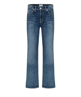 Cambio Francesca Cropped Raw Edge Jeans
