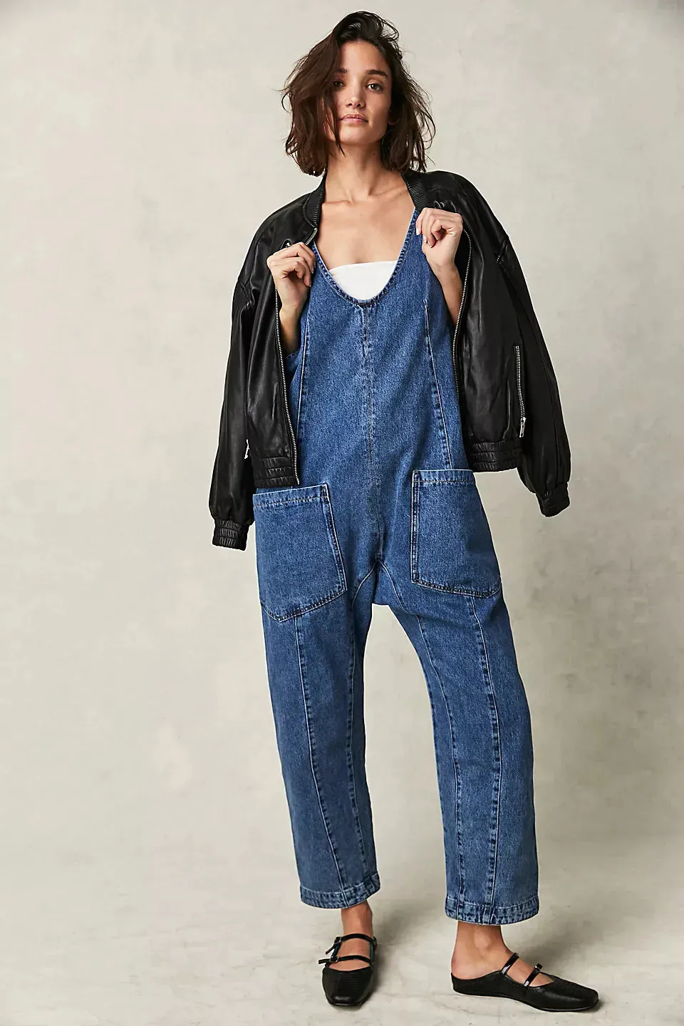 Casual Denim Jumpsuit for Women