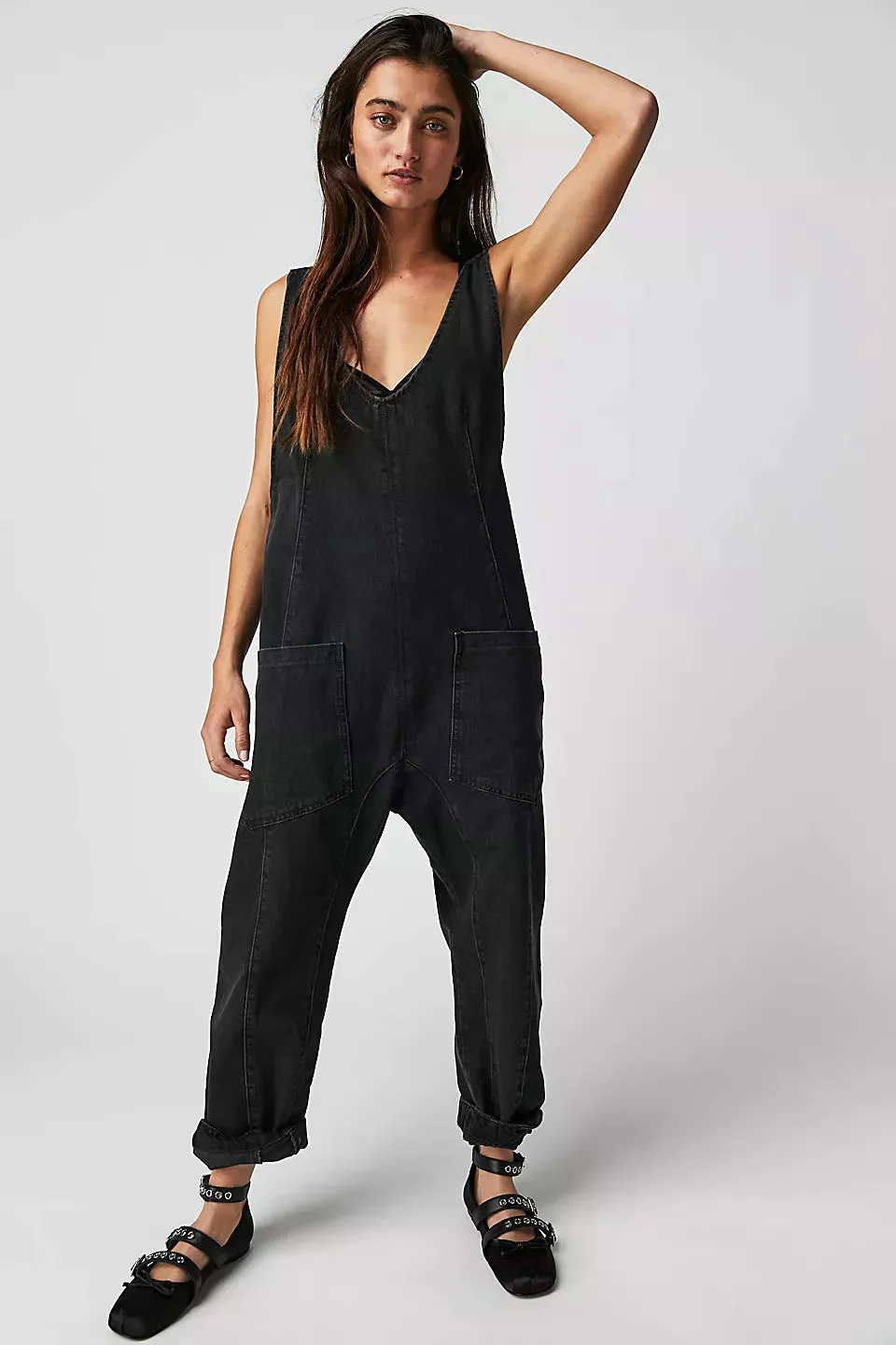 Casual Denim Jumpsuit for Women