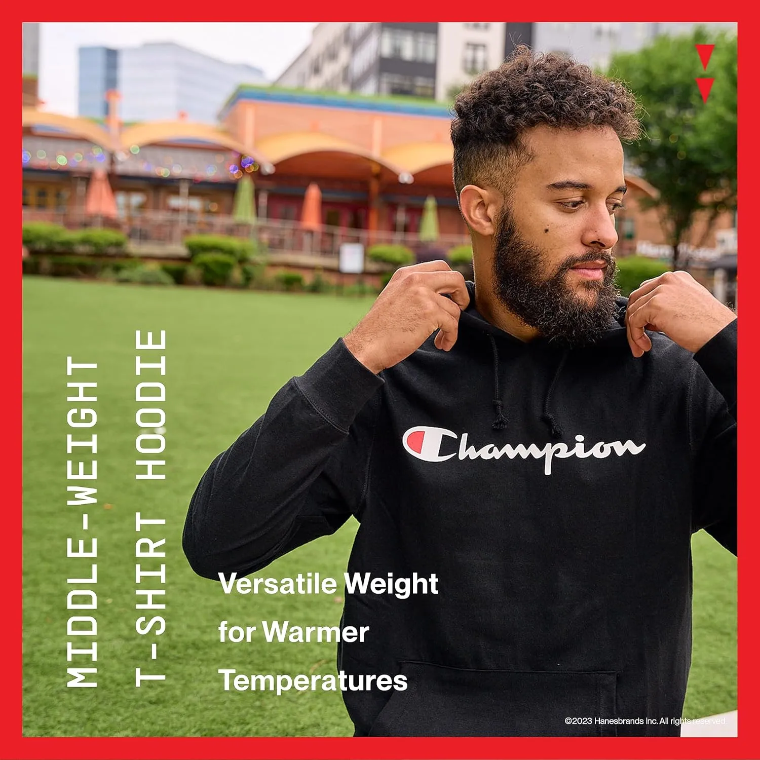 Champion Men's Midweight, Soft and Comfortable T-Shirt Hoodie