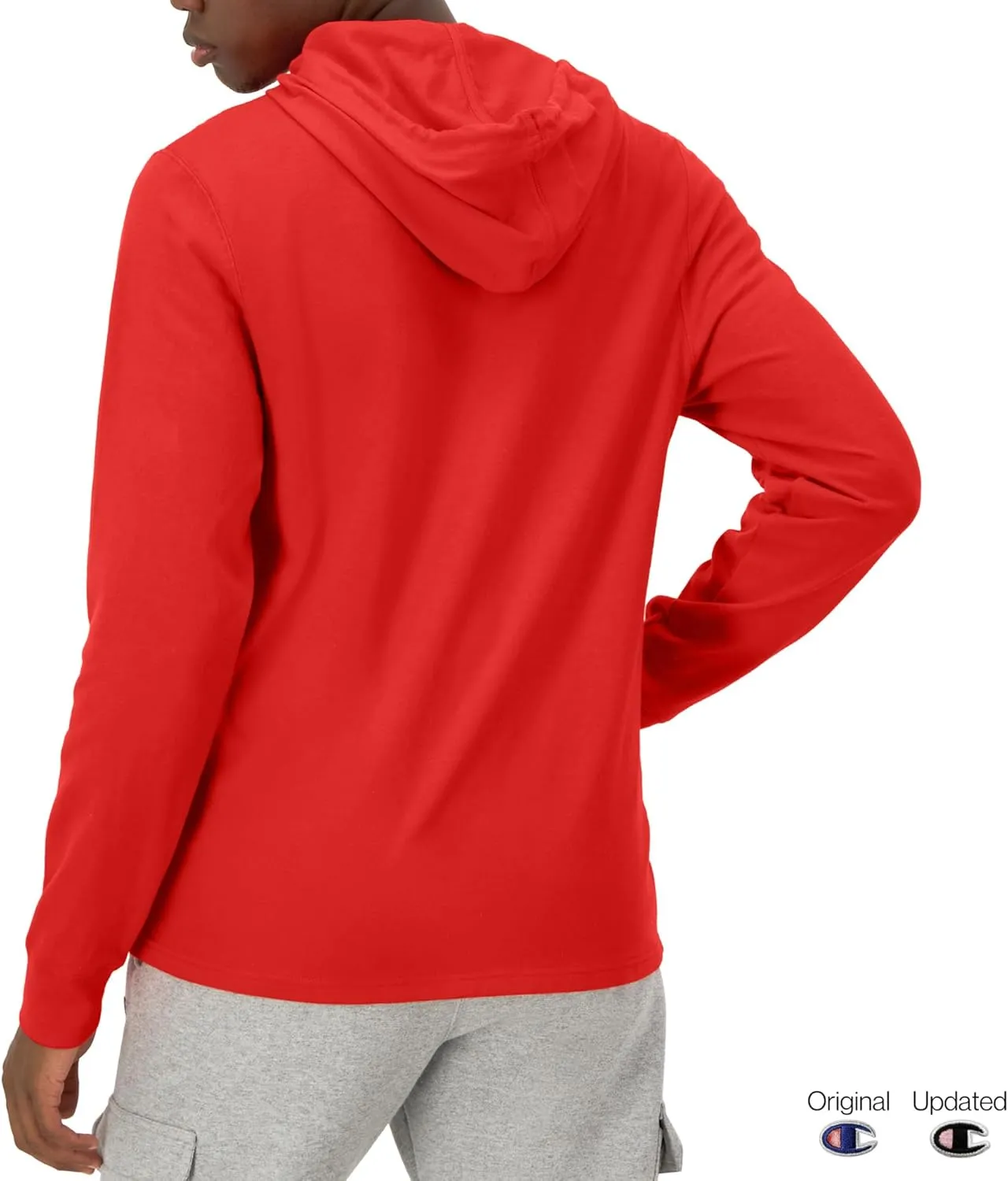 Champion Men's Midweight, Soft and Comfortable T-Shirt Hoodie