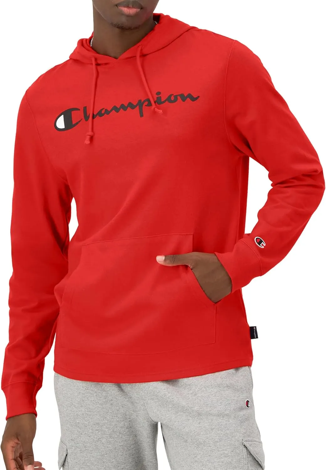 Champion Men's Midweight, Soft and Comfortable T-Shirt Hoodie