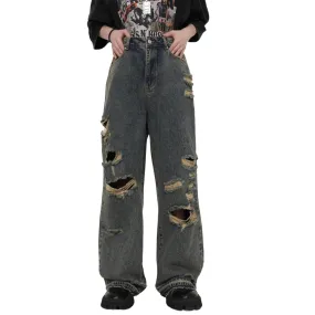 Classic Ripped Baggy Jeans