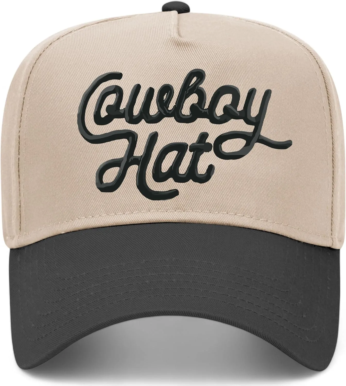 Cowboy Hat Rope Vintage Trucker Hat | Premium Snapback Hat for Men & Women