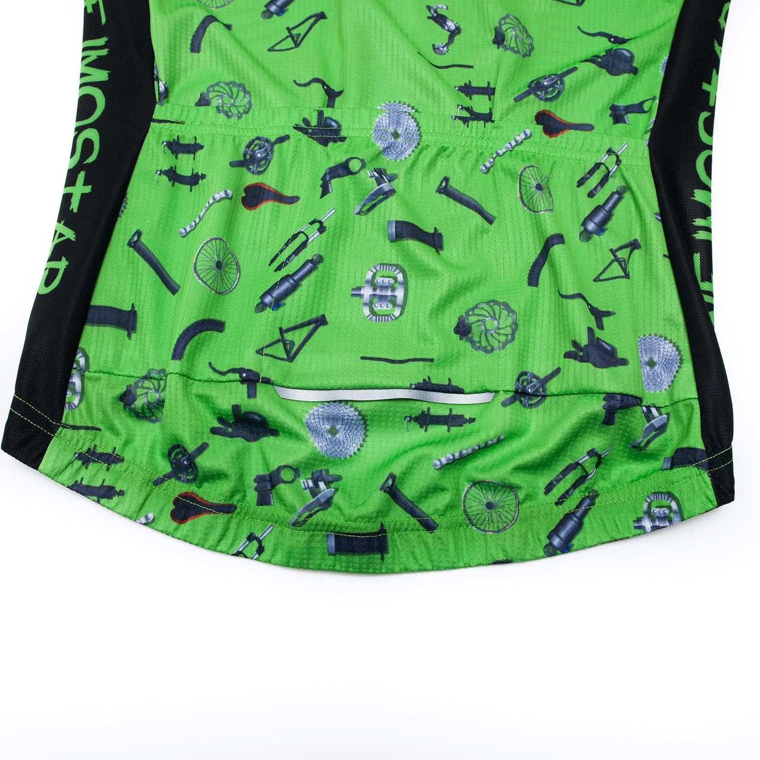 Cycling Jersey Men Short Sleeve Bike Shirt Breathable Bicycle Jacket Pockets