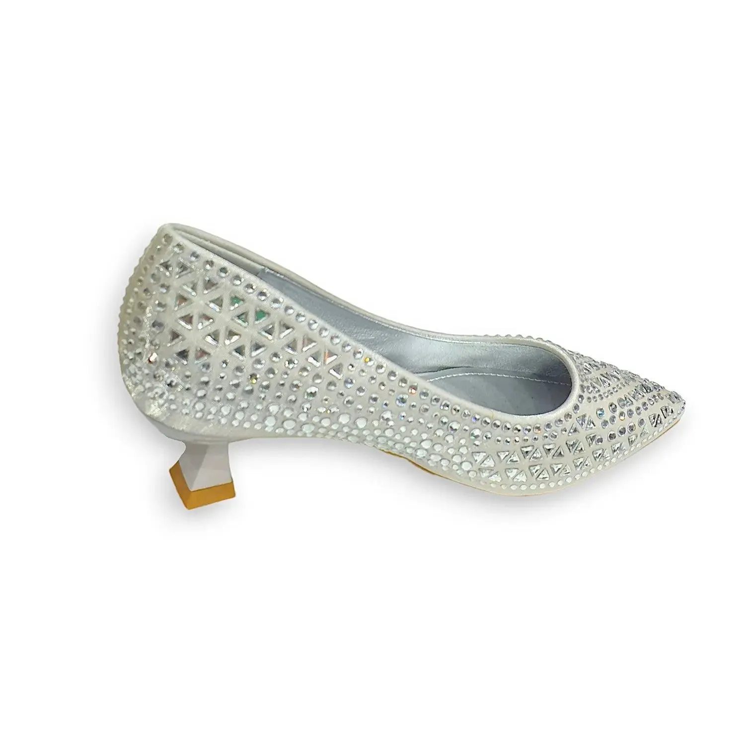 Dream City Rhinestone Mesh Pointed Ballet Flat
