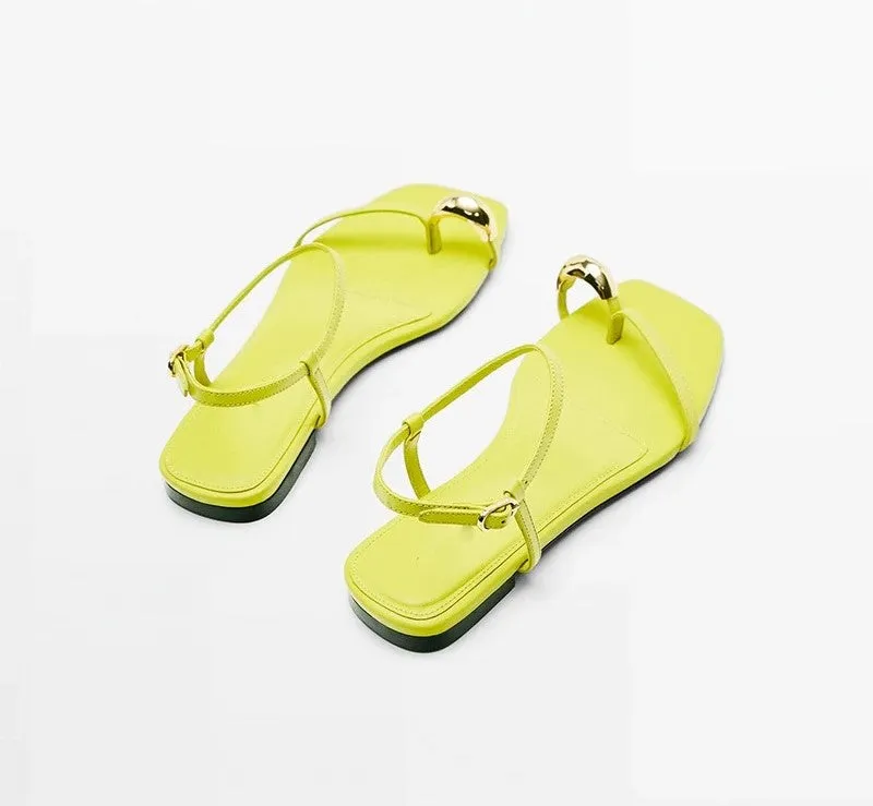 Eleanora - Chic Square-Toe Flats for Women