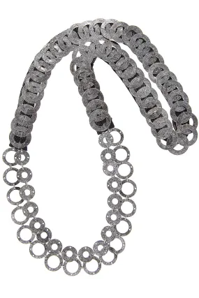 FIONA PAXTON RAQUEL Silver Chains Necklace