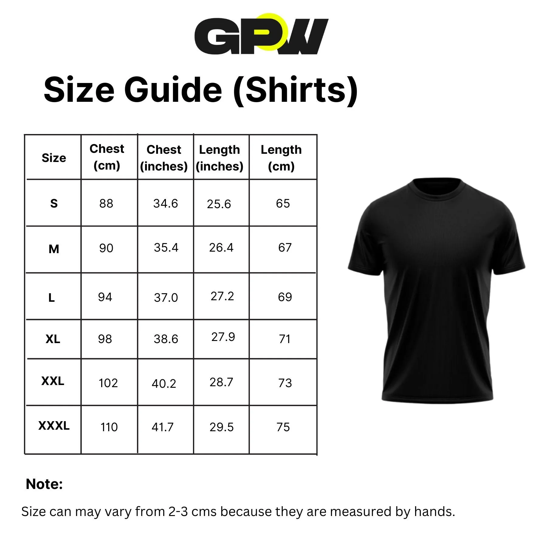 GPW Long Sleeve Cotton T-Shirt for Men - Bodybuilding and Sports