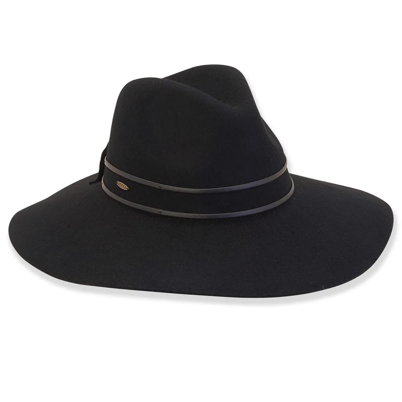 Hat - Black-Black Bow Head Band-Women's-Ad1309A
