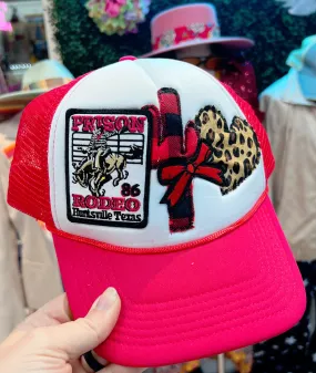 Huntsvegas Prison Rodeo Layered Trucker Hat
