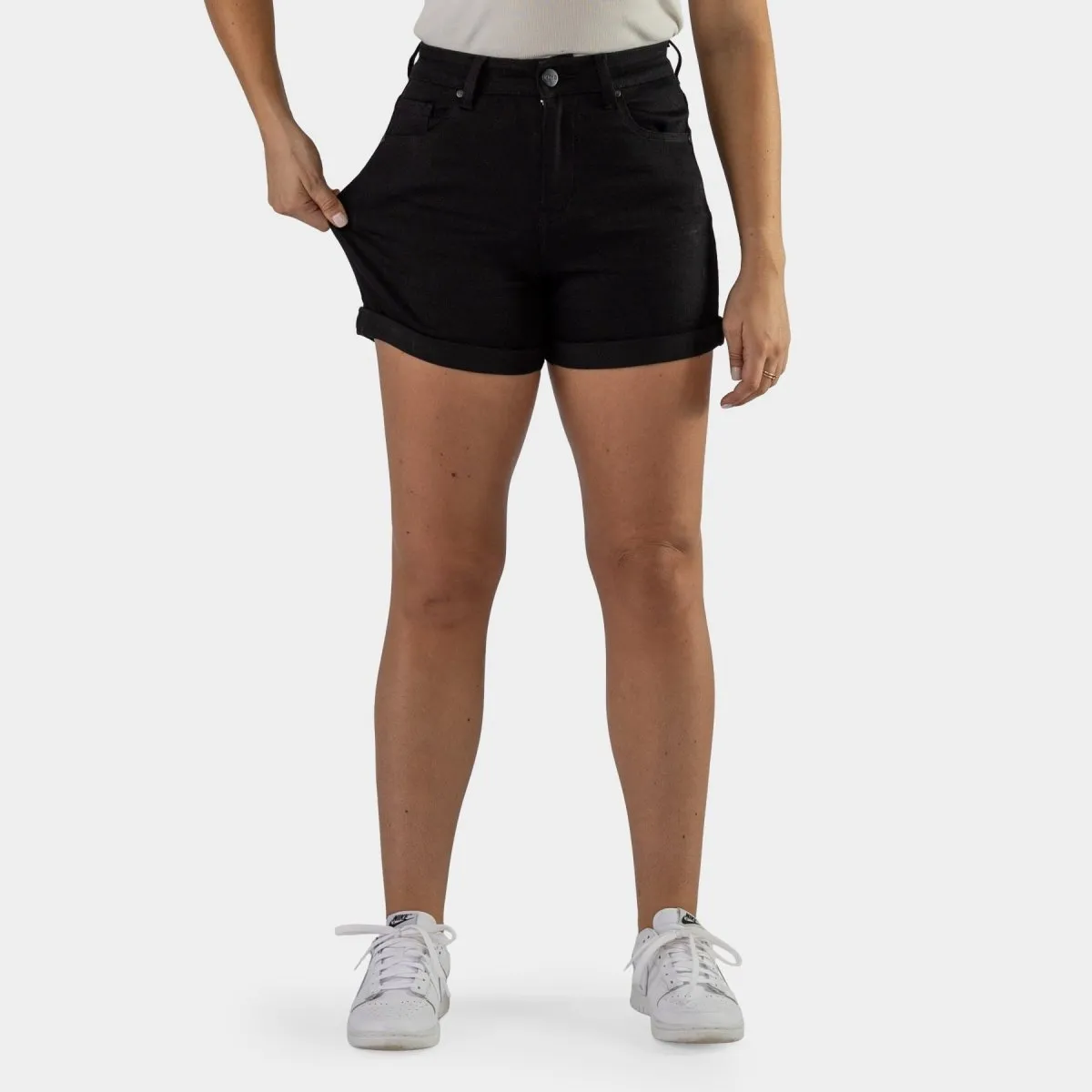 Impact Classic Jeans Shorts - Black