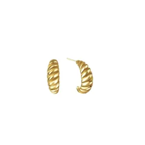 Jolie Croissant Stud Earrings
