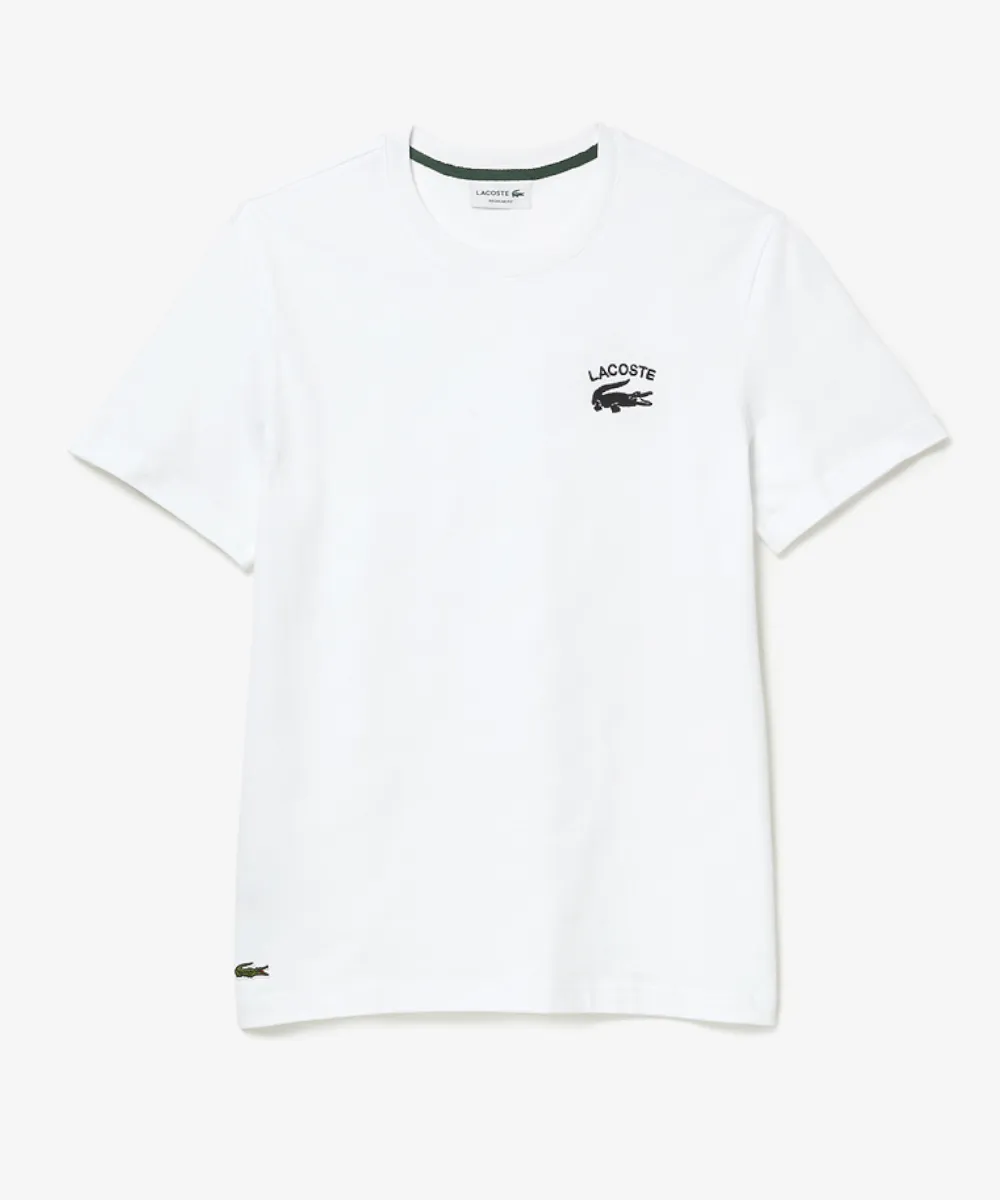 Lacoste Soft Branding Tee (White)