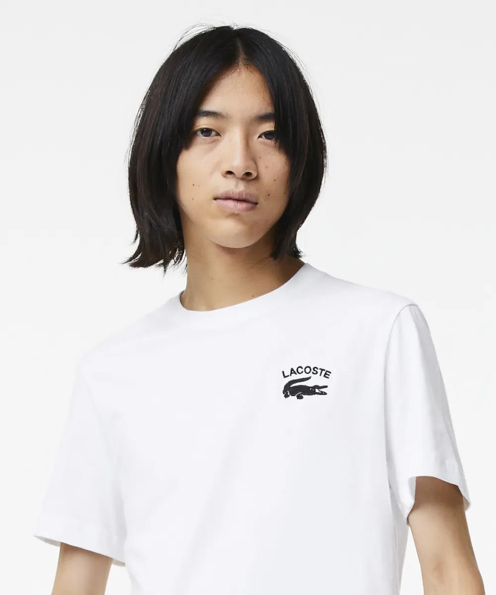 Lacoste Soft Branding Tee (White)