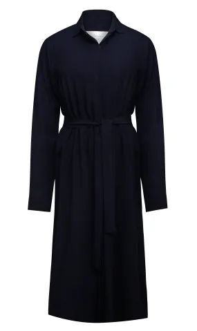 Louka   Sabina Shirt Dress Navy