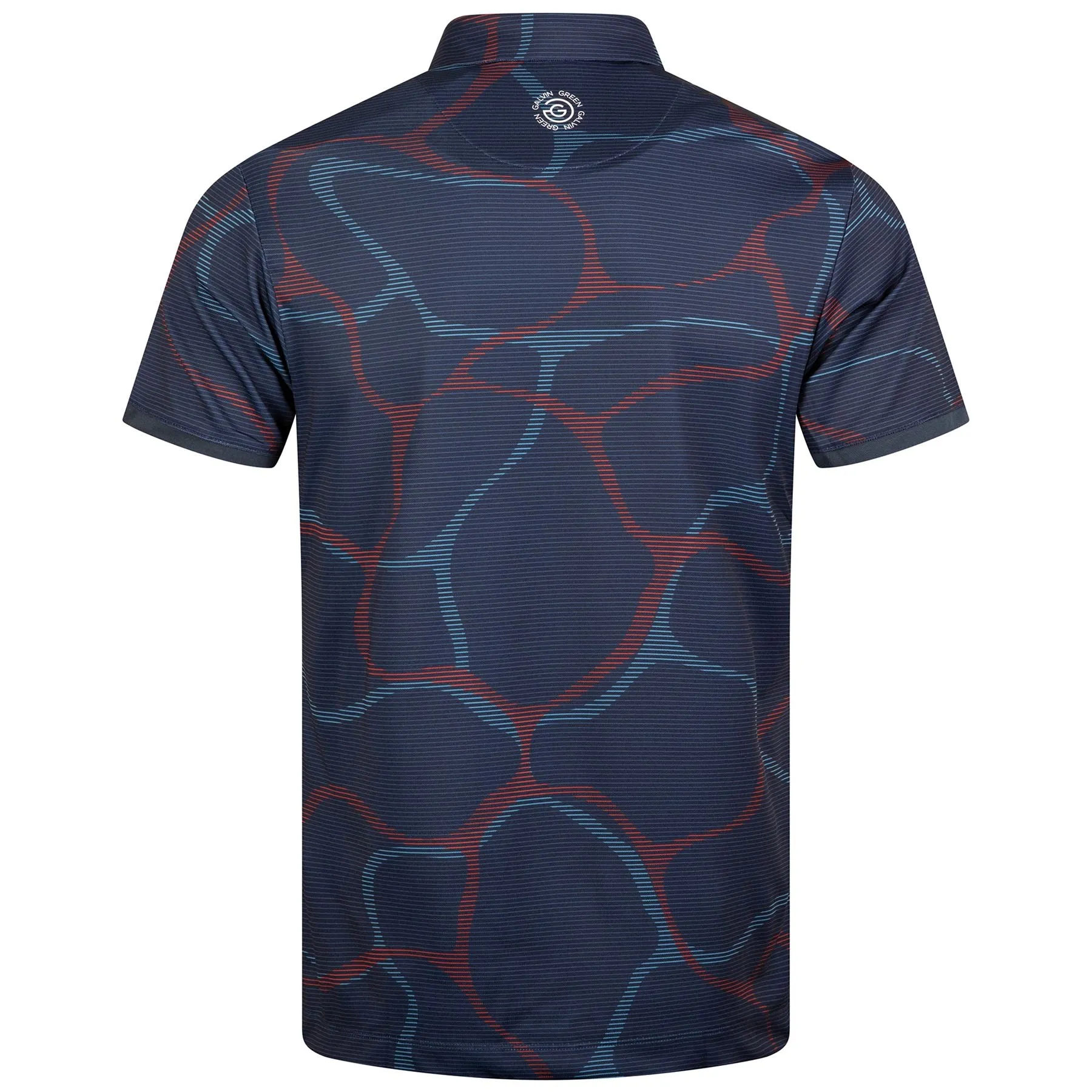 Markos Ventil8  Polo Shirt Navy/Orange - AW23