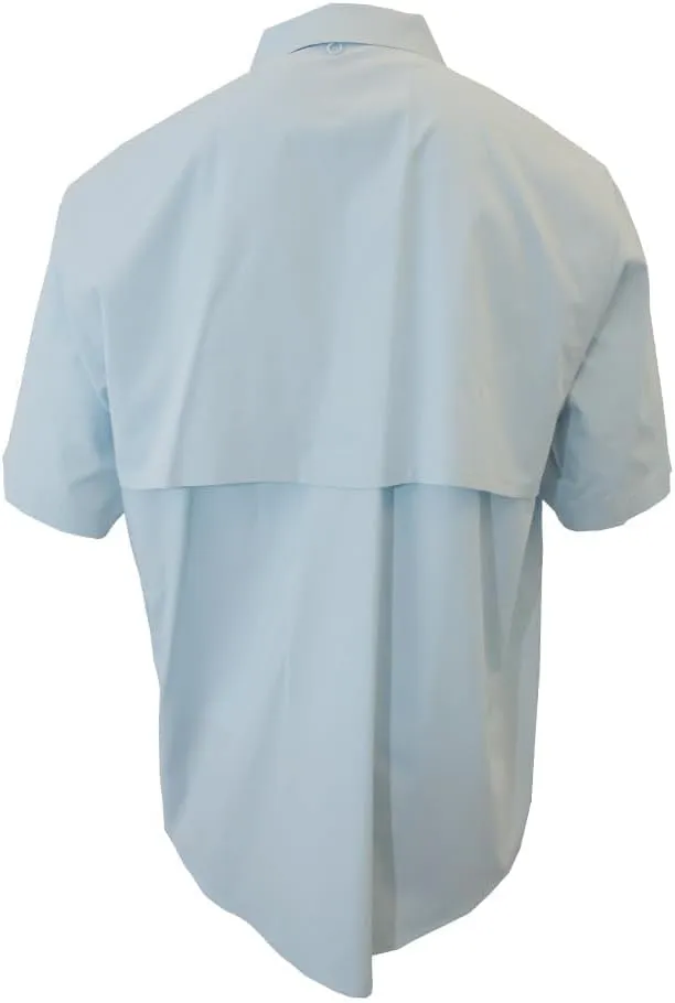 Men's Long Sleeve Fishing Button Down Shirt, Breathable Outdoors Casual Lightweight Shirt