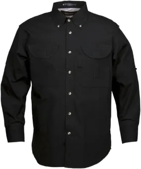 Men's Long Sleeve Fishing Button Down Shirt, Breathable Outdoors Casual Lightweight Shirt