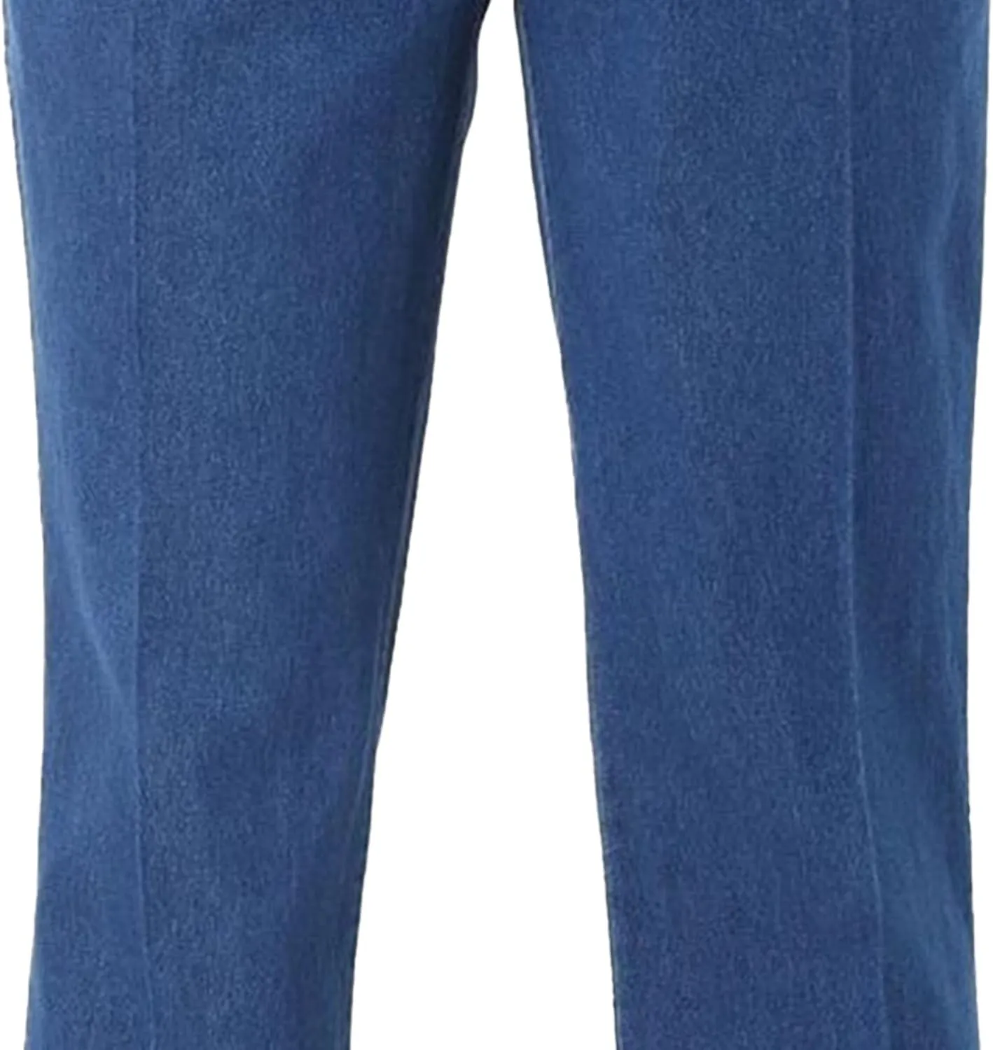 Men's Regular Fit Hight Waist Jeans Straight Leg Casual Loose Denim Pants Stretch Classic Comfort Jeans