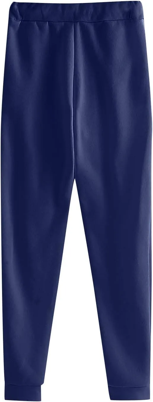 Mens Sweatpants Joggers Cinch Bottom Baggy Sweat Pants Drawstring Stretchy Workout Comfy Lounge Pants with Pockets