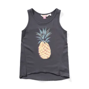 Missie Munster Pineapple Tank - Soft Black