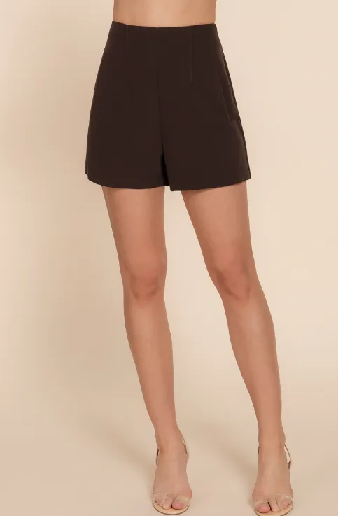 Pintuck Shorts
