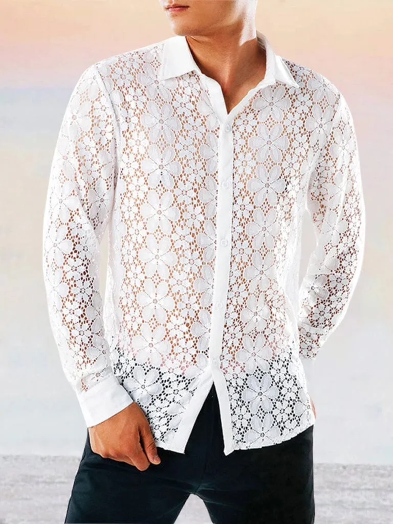Premium Breathable Lace Shirt