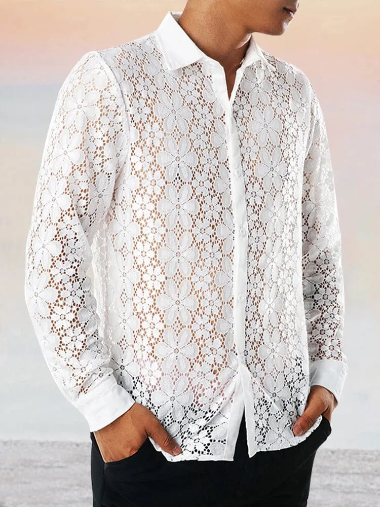 Premium Breathable Lace Shirt