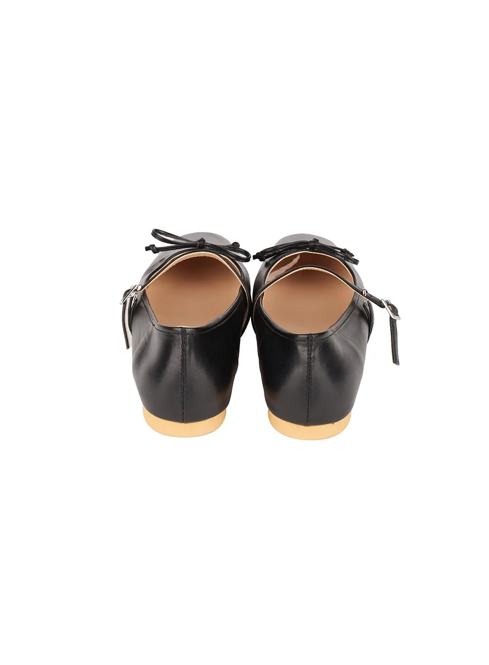 Satin Ribbon Ballet Flats CA501
