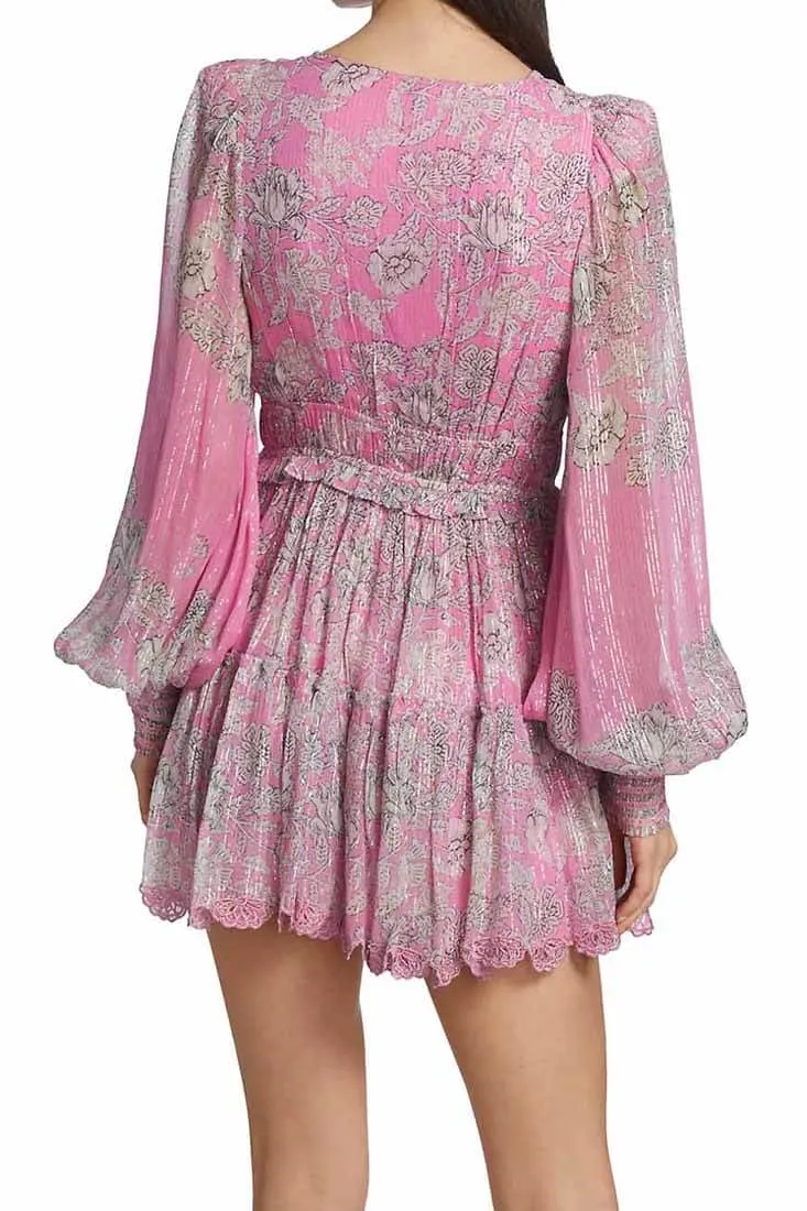 Sidra Short Dress in Pink