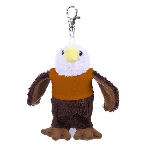 Soft Plush Eagle Keychain with Tee