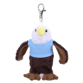 Soft Plush Eagle Keychain with Tee