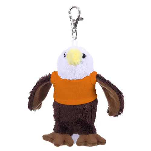 Soft Plush Eagle Keychain with Tee