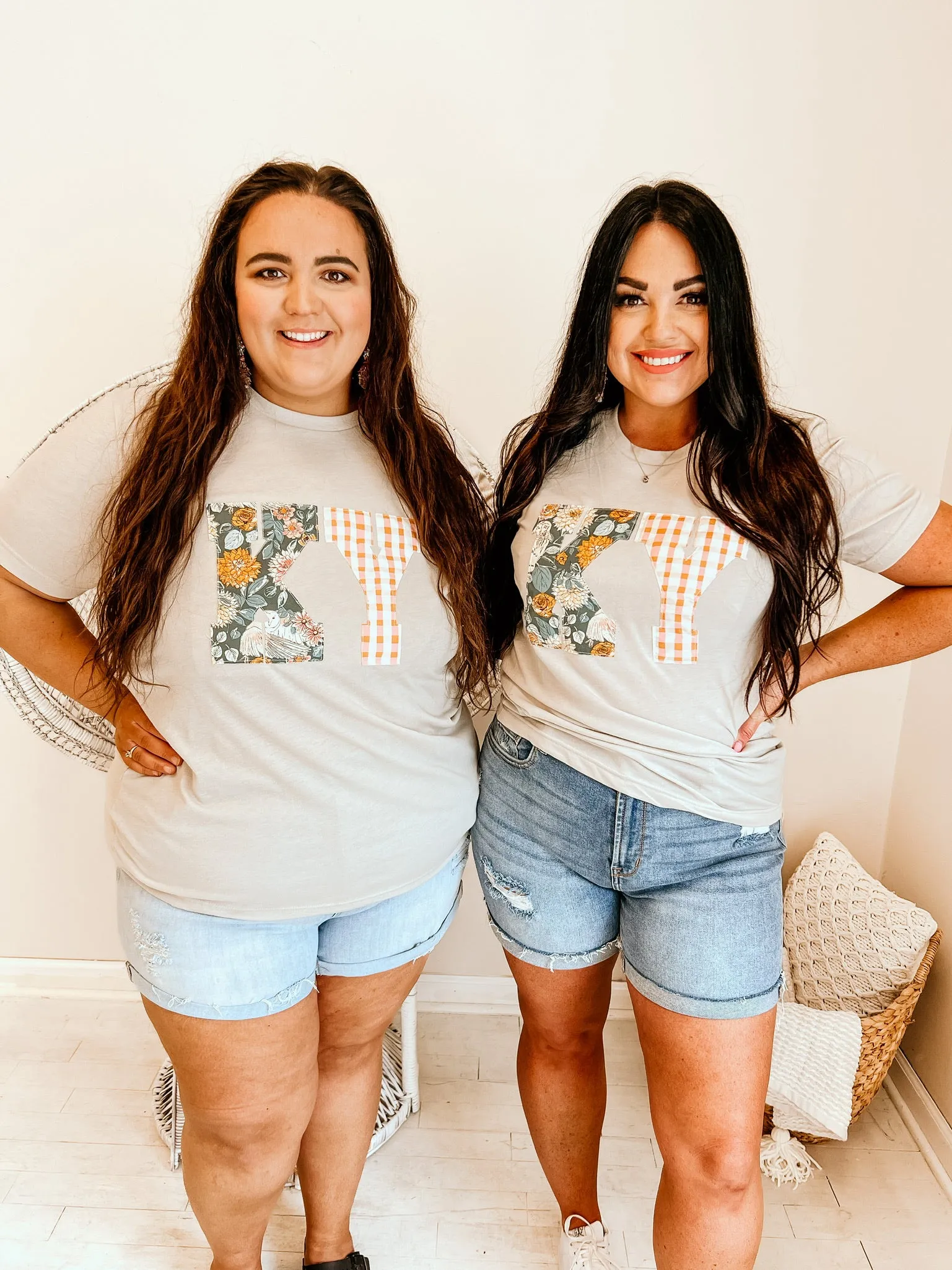 State Foliage Owl Gingham | Handmade Tee