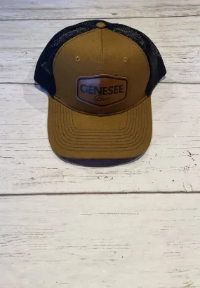 Trucker Patch adjustable hat Tan/ Black