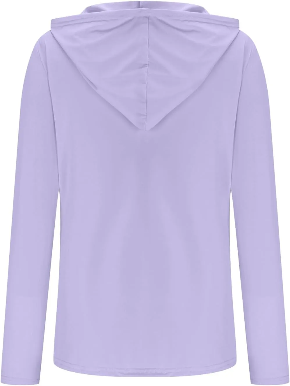 UPF 50  Women's Sun Shirt UV Protection Hoodie Lightweight Breathable Long Sleeve Outdoor Rash Guard Hooded T-Shirt