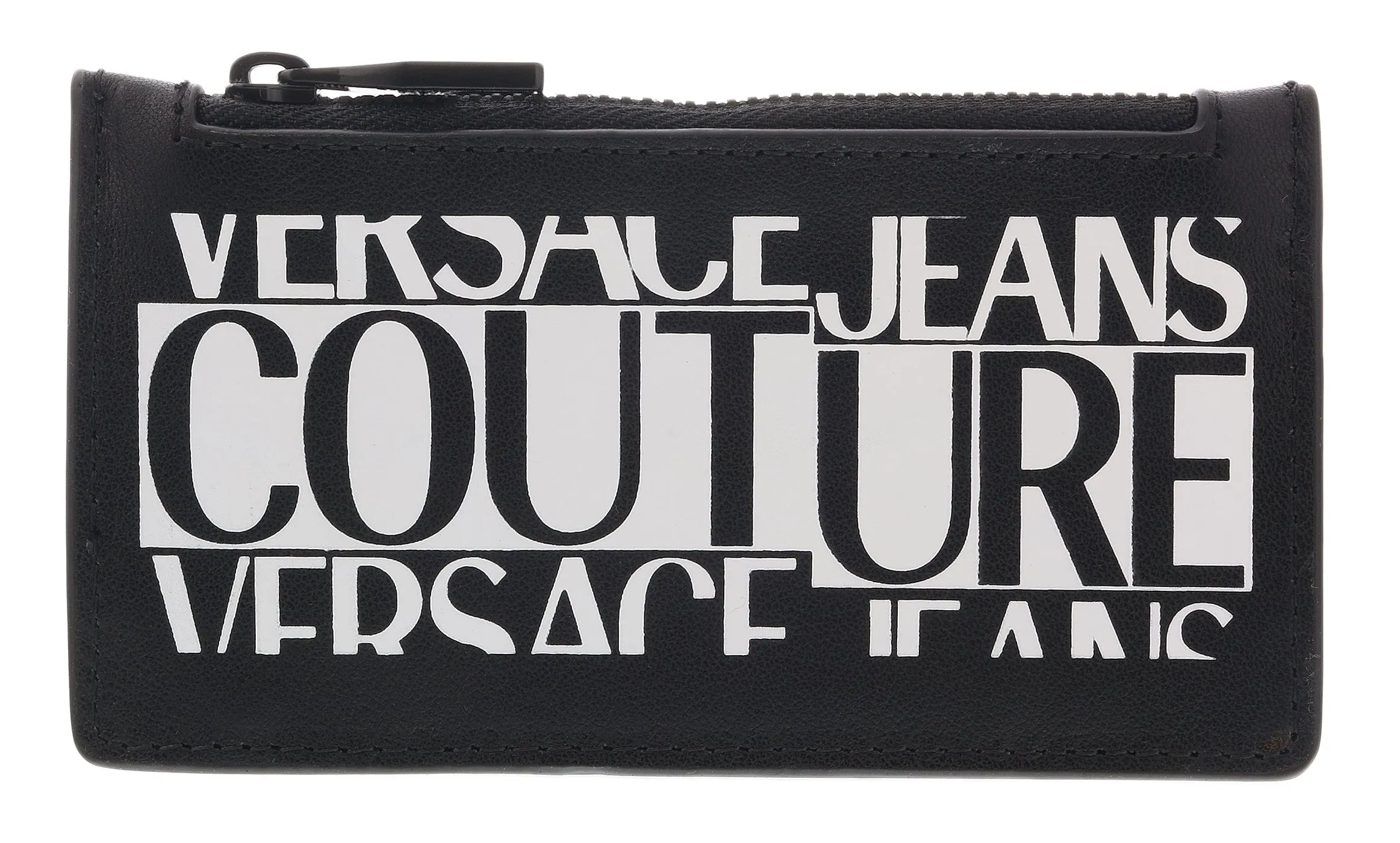 Versace Jeans Couture Black/White Zippered Cardholder