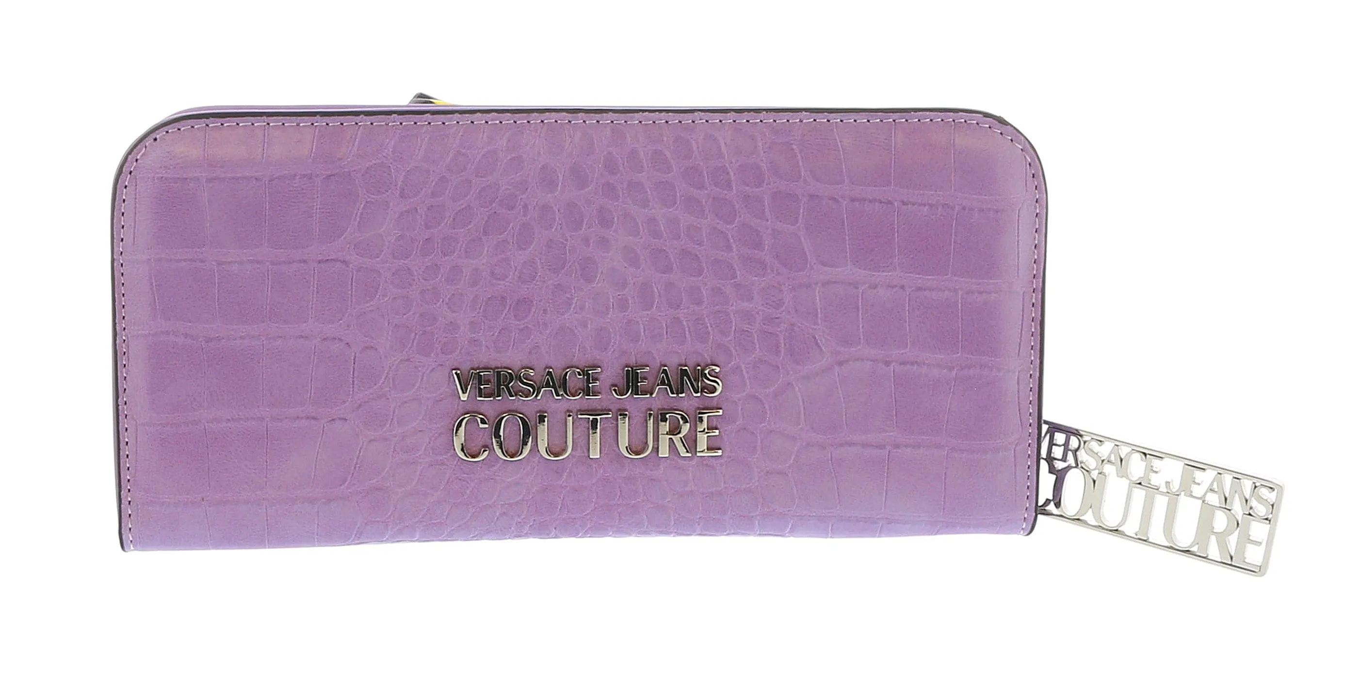 Versace Jeans Couture Lilac  Embossed Continental Wallet
