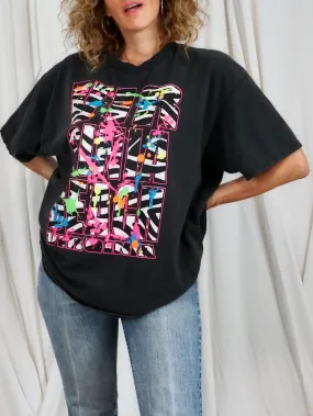 Vintage Neon Splatter Virginia Beach Tee
